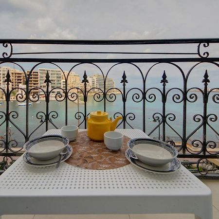 St Julians 2 Bedroom Apartment With Commanding Seaviews By Shortletsmalta San Julián Exterior foto